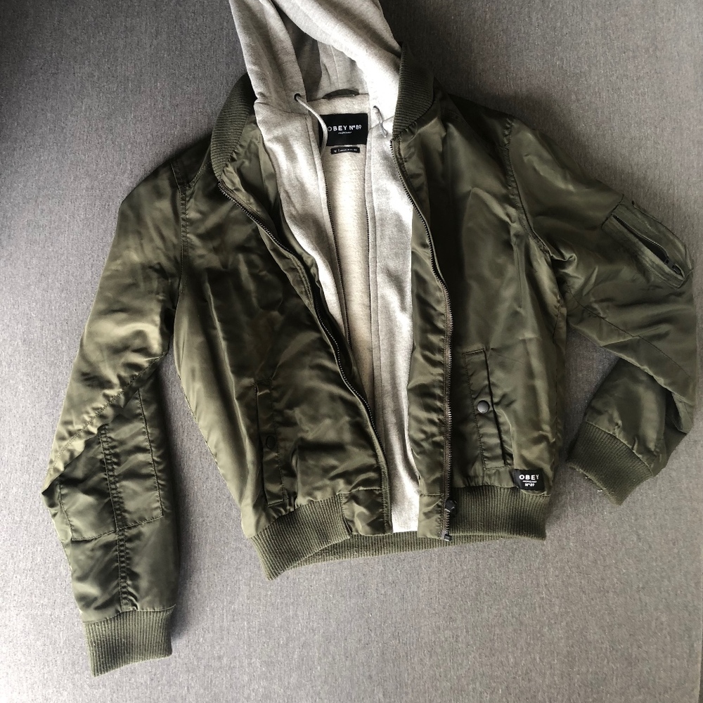 Obey women's bomber jacket
